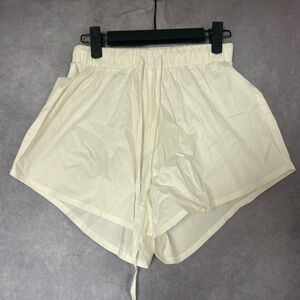 Johansen White Cotton Shorts Coquette